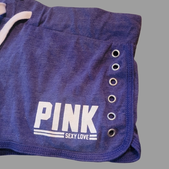 Pink Victoria Secret Shorts in Blue M - Picture 2 of 4